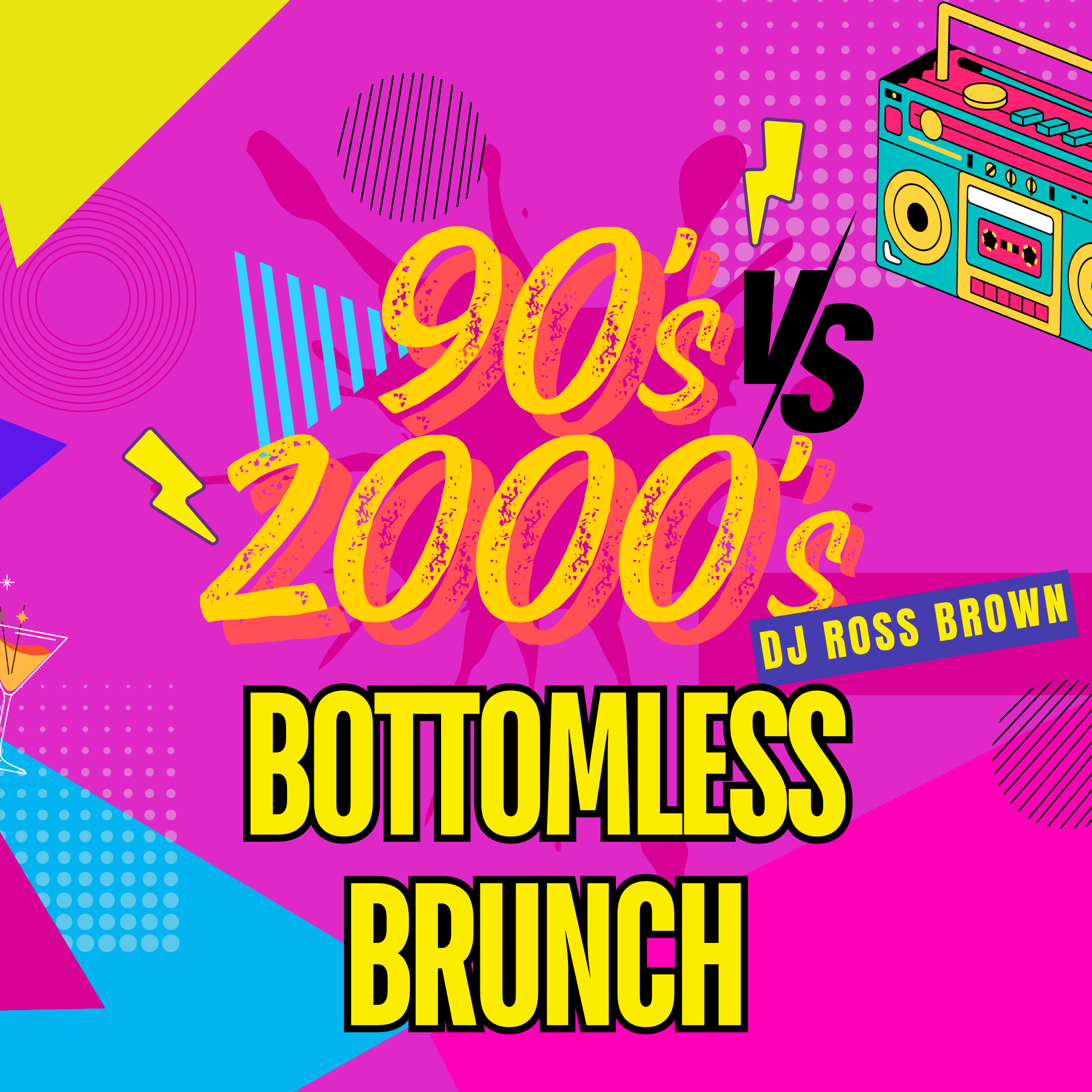 90's vs 2000's Bottomless Brunch